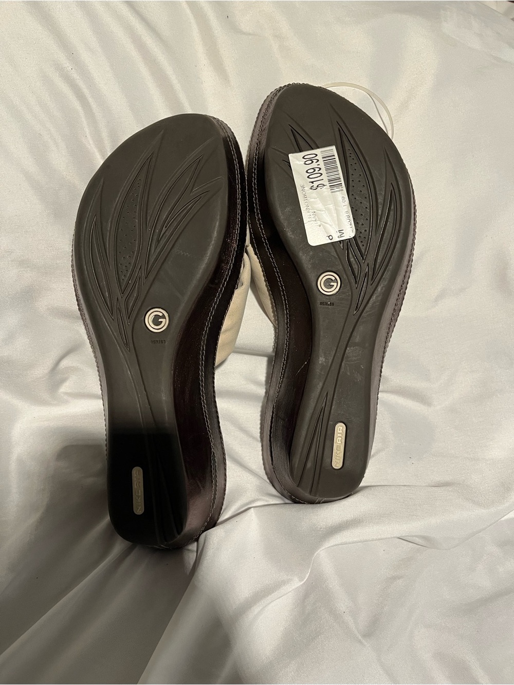 Cole Haan Beige Knot-Front Slide Mules - Picture 5 of 8